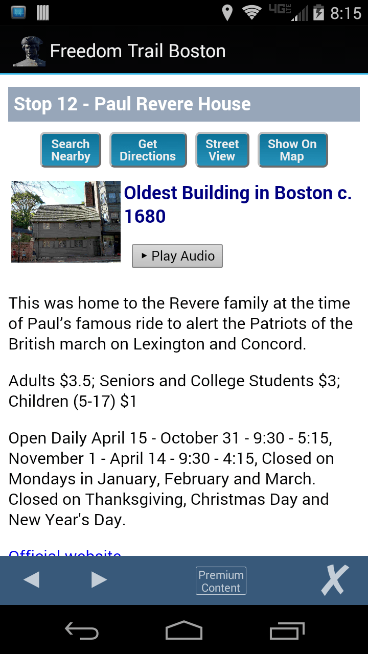 Stopwatch applications are available as standard programs on many smartphone devices. Technology Trendline Mobile App Freedom Trail Boston
