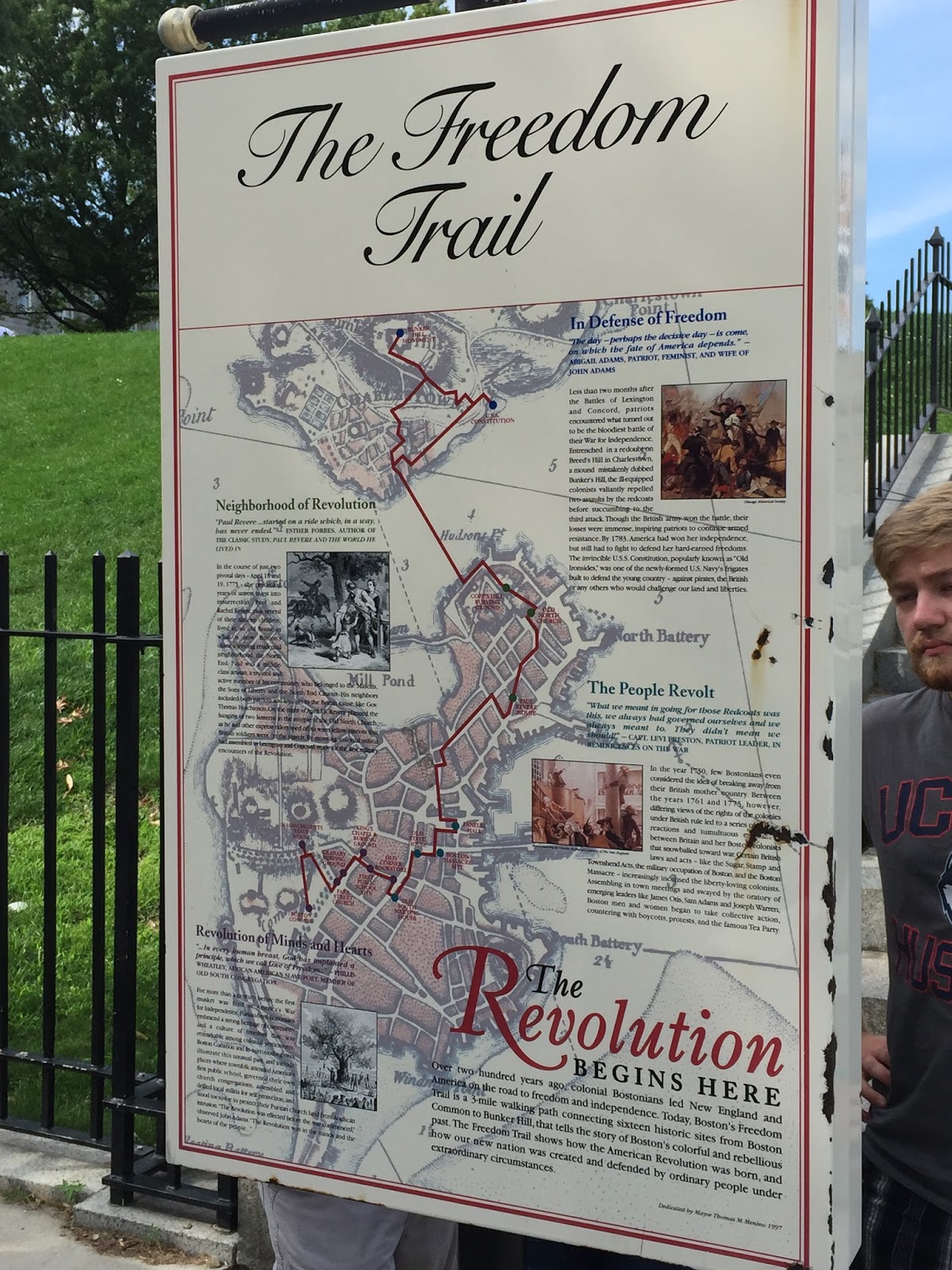 How an operations supervisor at a museum in boston spends her money over the course of one week. Moments Like This Walking The Freedom Trail In Boston Ma