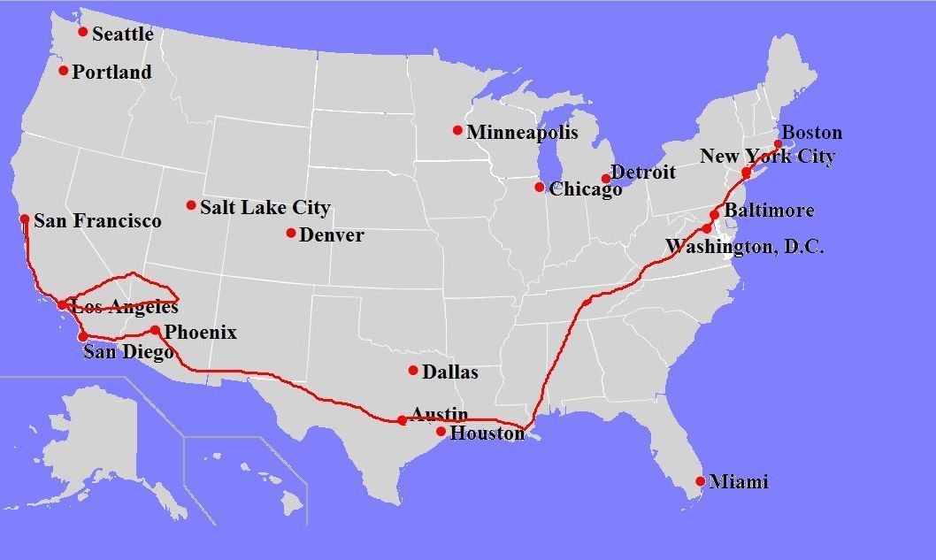 Read on to see the most incredible road trips in the u.s.a. The Birth Of A Road Trip Five Foot Traveller