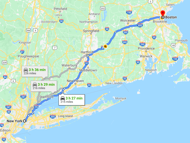 Dec 22, 2021 · new york to boston. City To City Ground Travel From Nyc To Boston Philadelphia And Dc